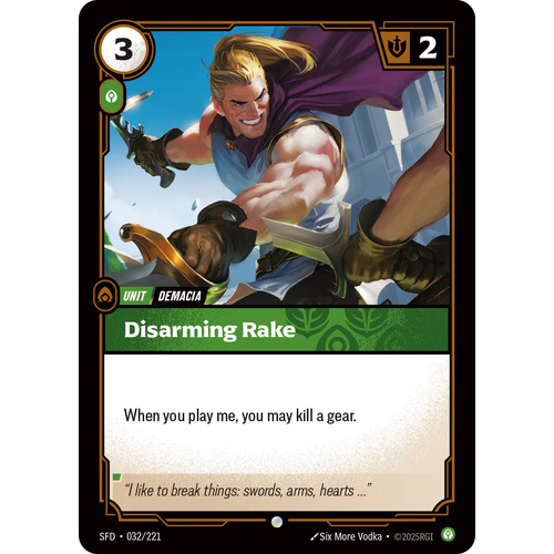 Disarming Rake FOIL - SFD (032)