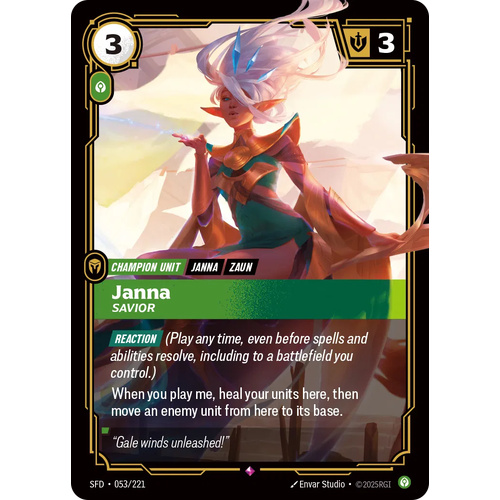 Janna - Savior FOIL - SFD (053)