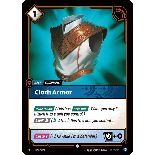 Cloth Armor FOIL - SFD (064)