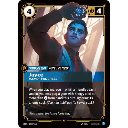 Jayce - Man of Progress FOIL - SFD (084)