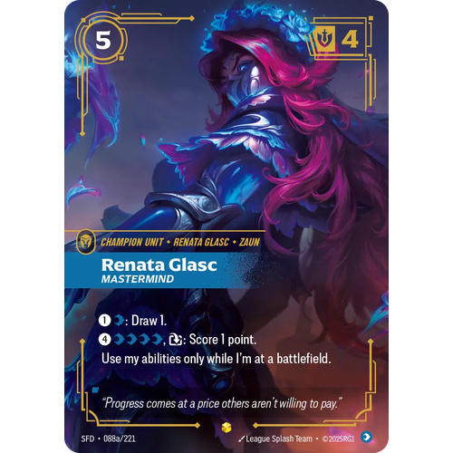 Renata Glasc - Mastermind (Alternate Art) FOIL - SFD (088a)