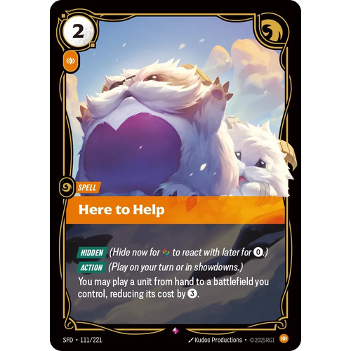 Here to Help FOIL - SFD (111)