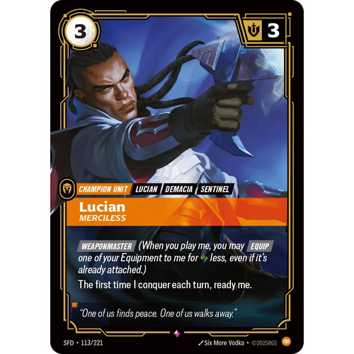 Lucian - Merciless FOIL - SFD (113)