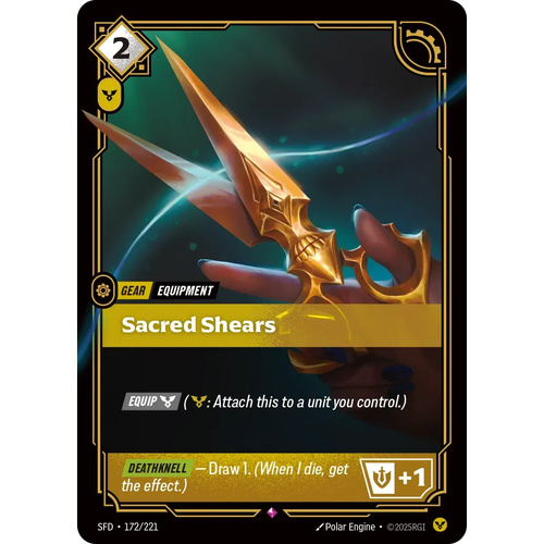 Sacred Shears FOIL - SFD (172)