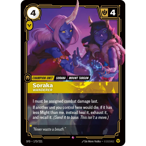 Soraka - Wanderer FOIL - SFD (173)