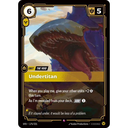Undertitan FOIL - SFD (175)
