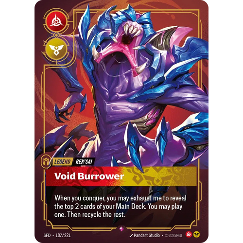 Rek'sai - Void Burrower FOIL - SFD (187)