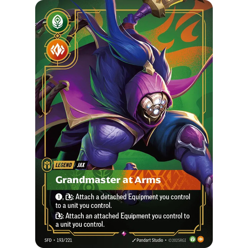 Jax - Grandmaster At Arms FOIL - SFD (193)