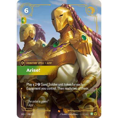 Arise! FOIL - SFD (198)