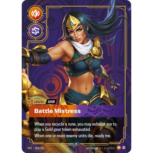 Sivir - Battle Mistress FOIL - SFD (203)