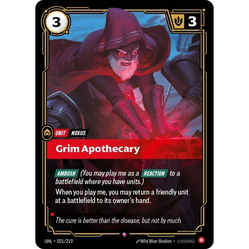 Grim Apothecary FOIL  - UNL (021)