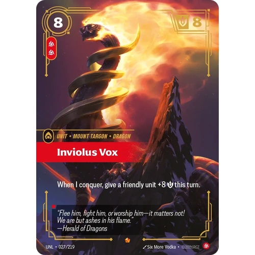 Inviolus Vox FOIL  - UNL (027)