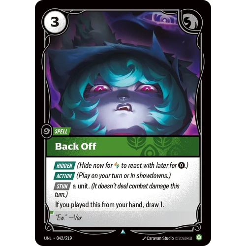 Back Off FOIL  - UNL (042)