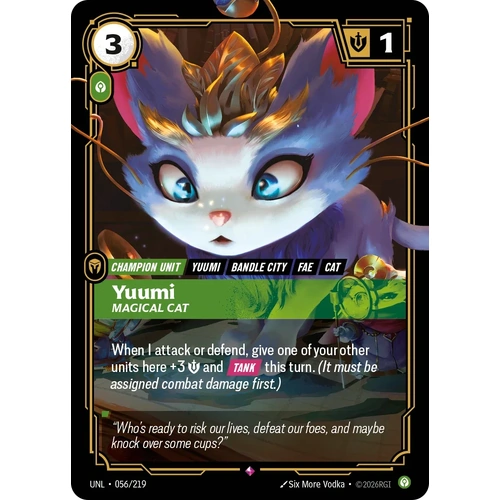 Yuumi - Magical Cat FOIL  - UNL (056)