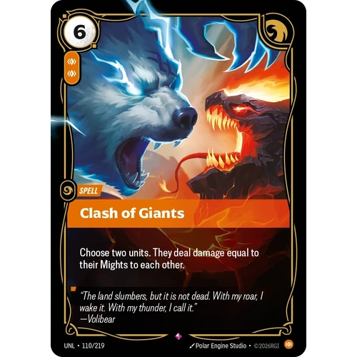Clash of Giants FOIL  - UNL (110)