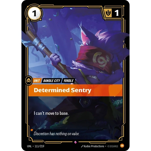 Determined Sentry FOIL  - UNL (111)