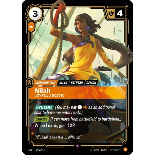 Nilah - Joyful Ascetic FOIL  - UNL (115)