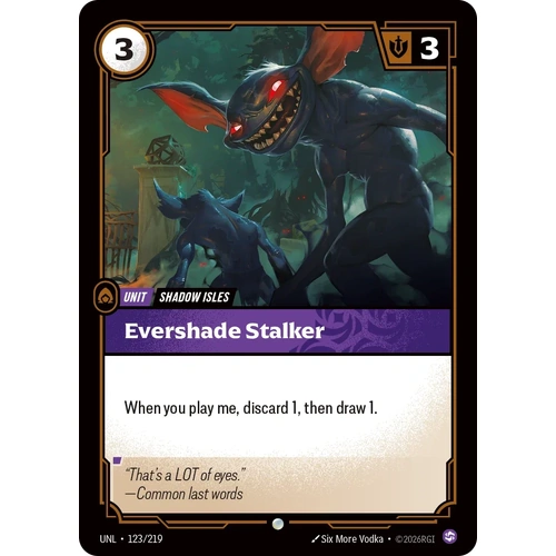 Evershade Stalker FOIL  - UNL (123)