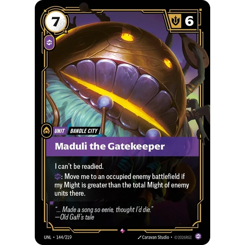 Maduli the Gatekeeper FOIL  - UNL (144)