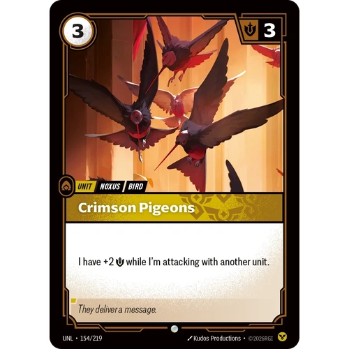 Crimson Pigeons FOIL  - UNL (154)