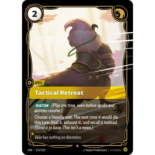 Tactical Retreat FOIL  - UNL (175)