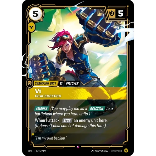 Vi - Peacekeeper FOIL  - UNL (176)