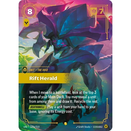 Rift Herald (Alternate Art) FOIL  - UNL (179a)