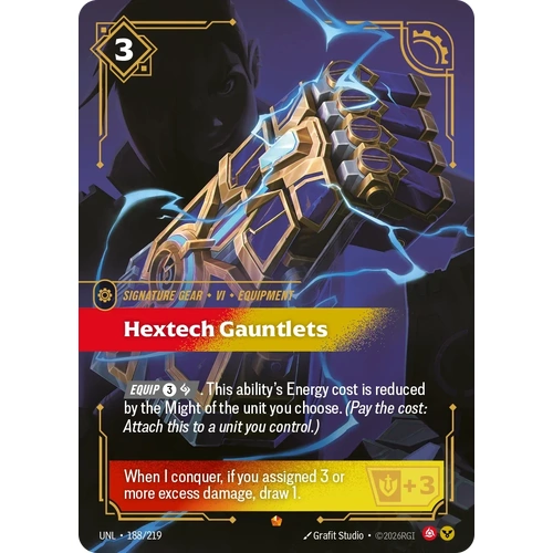 Hextech Gauntlets FOIL  - UNL (188)
