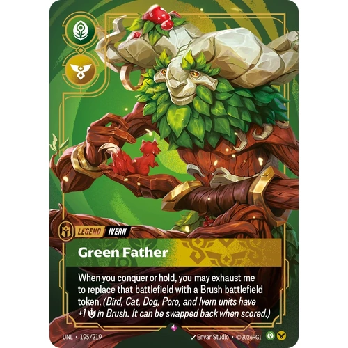 Ivern - Green Father FOIL  - UNL (195)