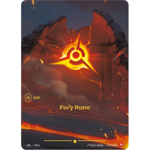 Fury Rune (Alternate Art) FOIL - UNL (R01a)