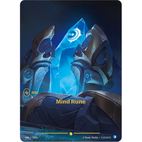 Mind Rune (Alternate Art) FOIL - UNL (R03a)