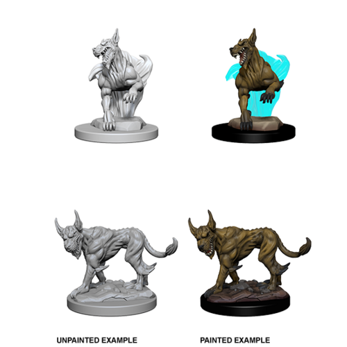 D&D Nolzurs Marvelous Unpainted Miniatures - Blink Dogs