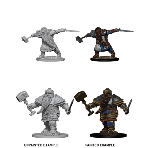 D&D Nolzurs Marvelous Unpainted Miniatures - Dwarf Male Fighter
