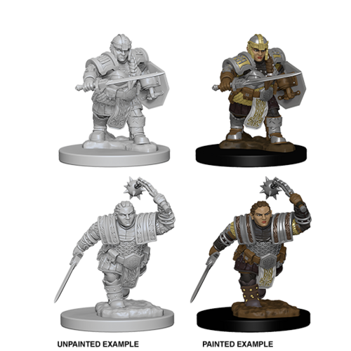 D&D Nolzurs Marvelous Unpainted Miniatures - Dwarf Female Fighter
