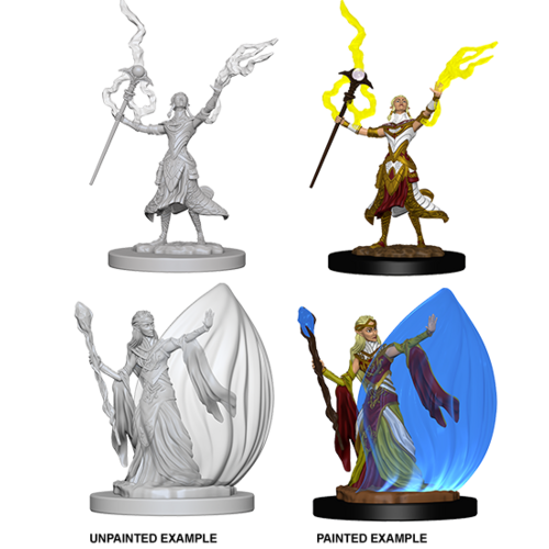 D&D Nolzurs Marvelous Unpainted Miniatures - Elf Female Wizard