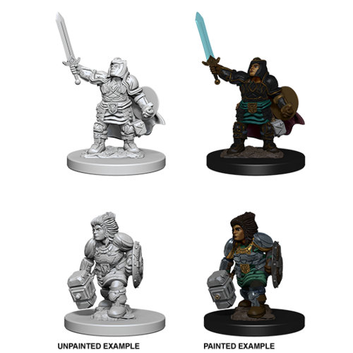 D&D Nolzurs Marvelous Unpainted Miniatures - Dwarf Female Paladin