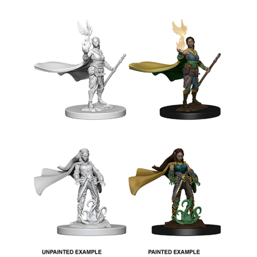 D&D Nolzurs Marvelous Unpainted Miniatures - Elf Female Druid