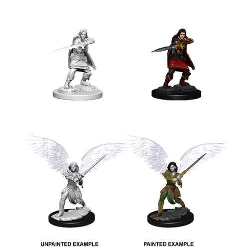 D&D Nolzurs Marvelous Unpainted Miniatures - Aasimar Female Fighter