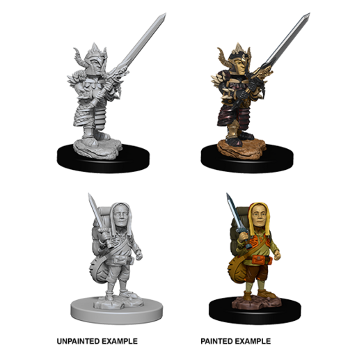 D&D Nolzurs Marvelous Unpainted Miniatures - Halfling Male Fighter