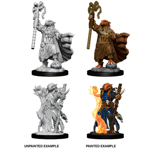 D&D Nolzurs Marvelous Unpainted Miniatures - Dragonborn Female Sorcerer