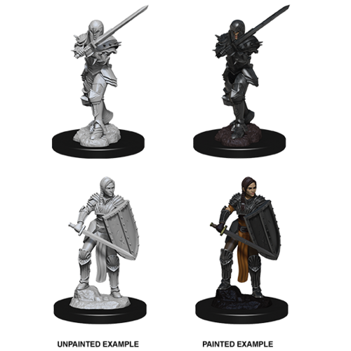 D&D Nolzurs Marvelous Unpainted Miniatures - Human Female Fighter
