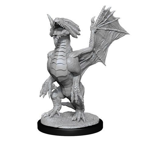D&D Nolzurs Marvelous Unpainted Miniatures - Bronze Dragon Wyrmling & Pile of Sea Found Treasure (Wave 13)