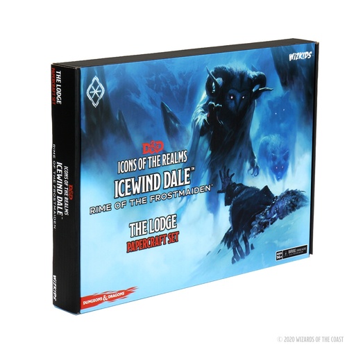 D&D Icewind Dale Rime of the Frostmaiden The Lodge Papercraft Set