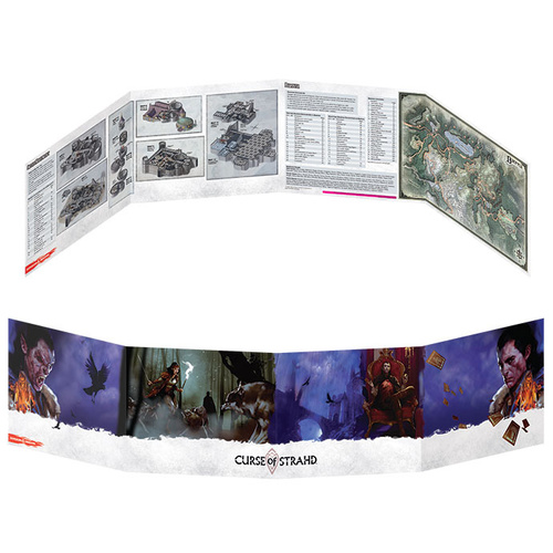 Dungeons and Dragons - Curse of Strahd DM Screen