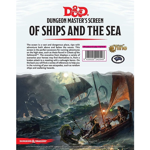 Dungeons and Dragons - Of Ships and the Sea DM Screen