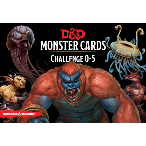 Dungeons and Dragons - Spellbook Cards Monster Challenge Deck 0-5