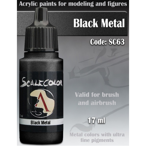 Scale 75 Black Metal 17ml SC-63