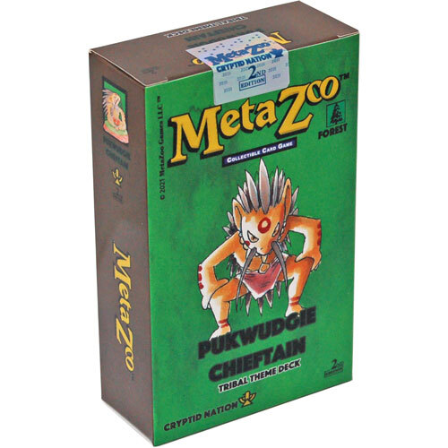 MetaZoo TCG Cryptid Nation 2nd Edition Themed Deck - Pukwudgie Chieftain