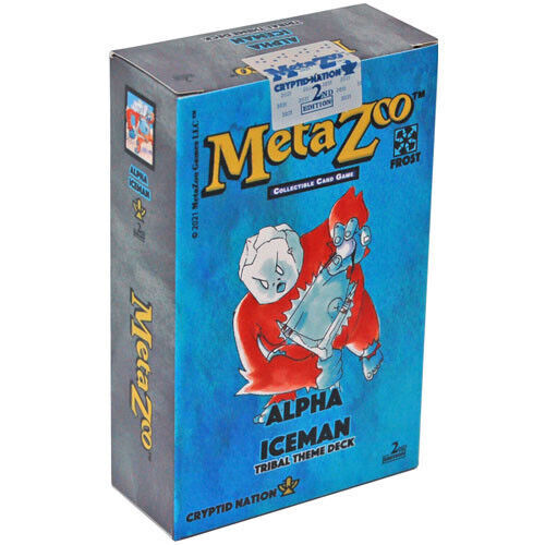 MetaZoo TCG Cryptid Nation 2nd Edition Themed Deck - Alpha Iceman