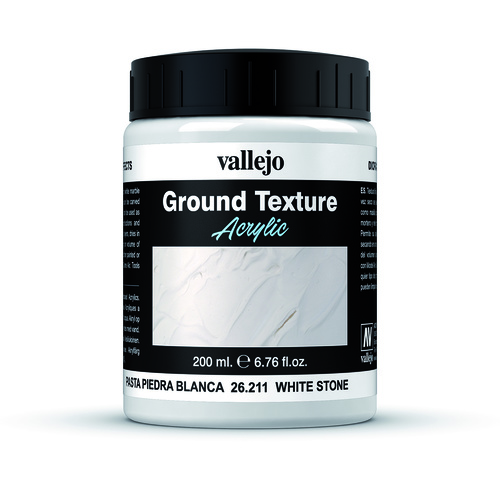 Vallejo Diorama Effects White Stone Paste 200ml 26211